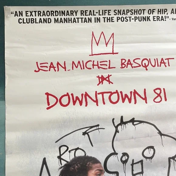 Jean Michel Basquiat Downtown 81 Movie Poster